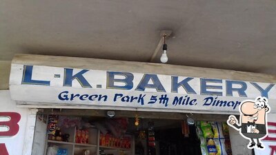 Check out the outside part of Lk Bakery