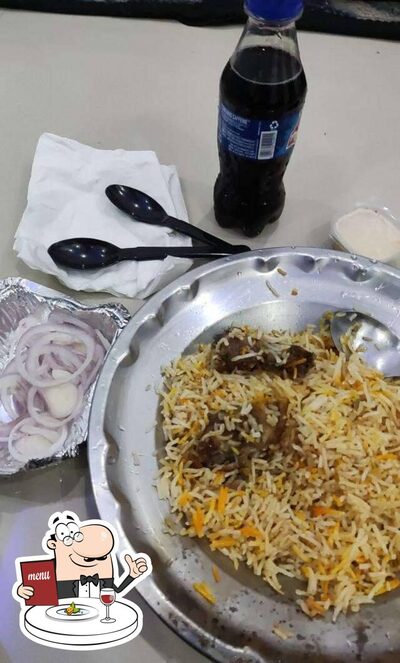 Food at Nafees Biryani