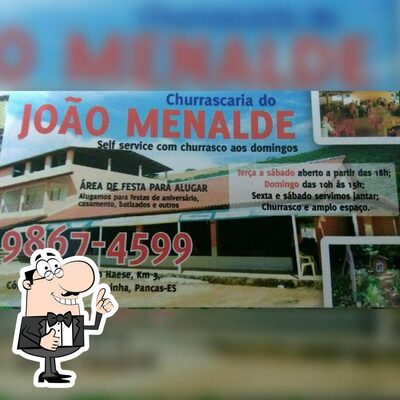 A publicidade apresenta informações sobre o Bar e Churrascaria João Menalde