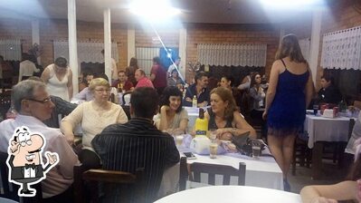 O interior do Restaurante e Choperia Tipo Caseiro