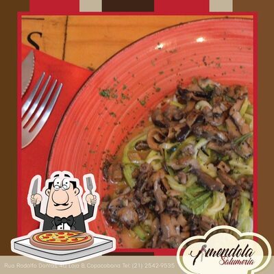 No Bistrô Amêndola, você pode conseguir pizza