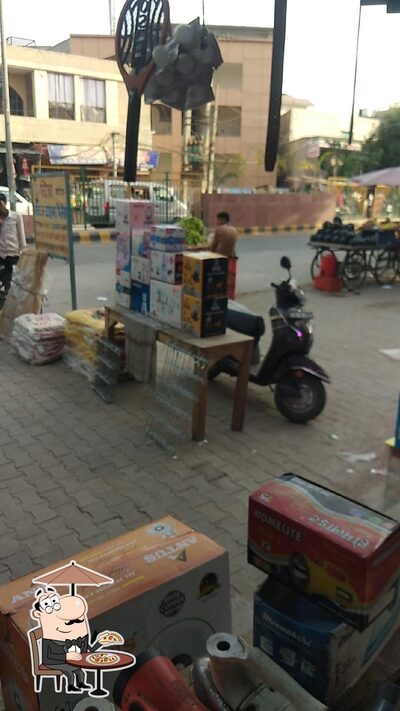 Enjoy the view at the outside area of Fast Food