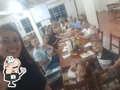 O interior do Degustare Pizzaria