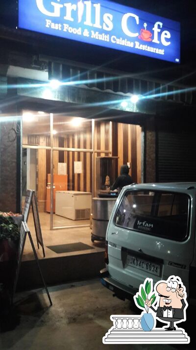 You can get some fresh air outside Grills Café