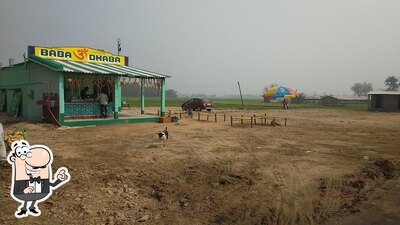 Enjoy the view at the outside area of BABA DHABA