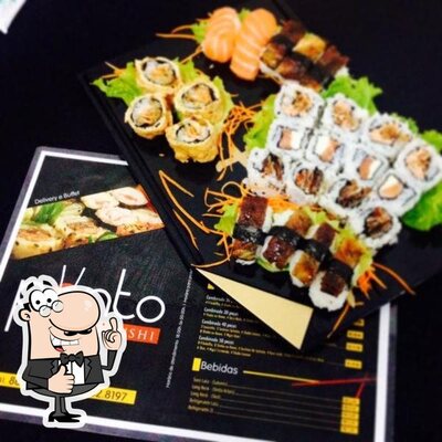 A publicidade mostra informações sobre o Ponto do Sushi