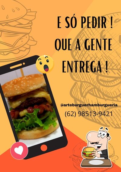 Delicie-se com um hambúrguer no ART&BURGER