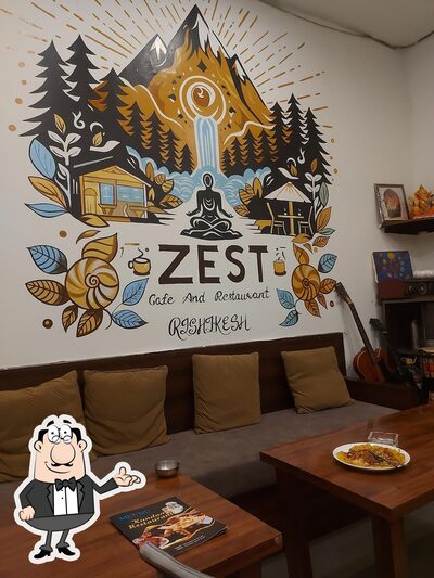 The interior of Zest Cafe & Restaurant