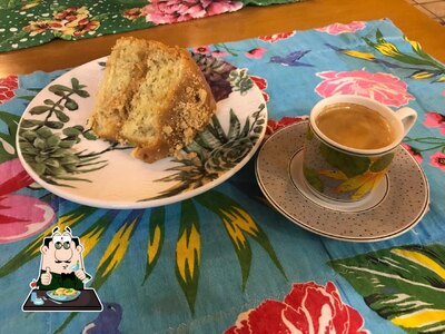 Comida em Café Colombiano