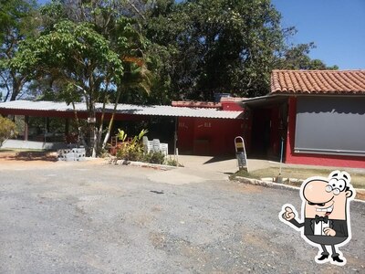 Desfrute da vista da área externa do Restaurante e Lanchonete Bica D'água