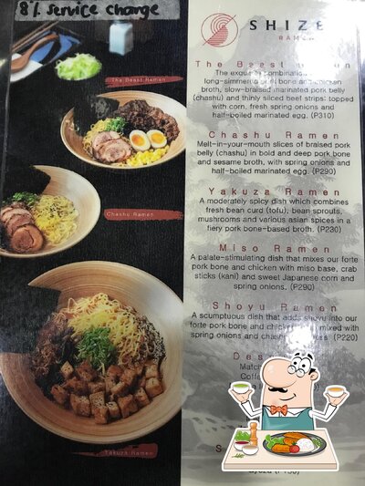 Shizen Ramen, Marikina - Restaurant menu, prices and reviews