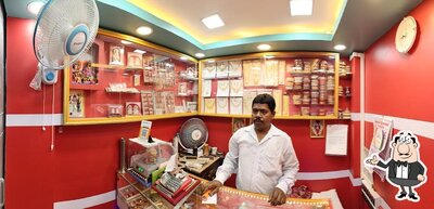 The interior of Adarsh Bakery