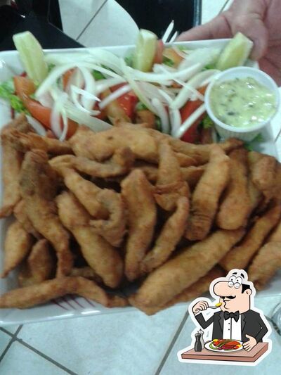 Comida em Peixe vivo do Riba