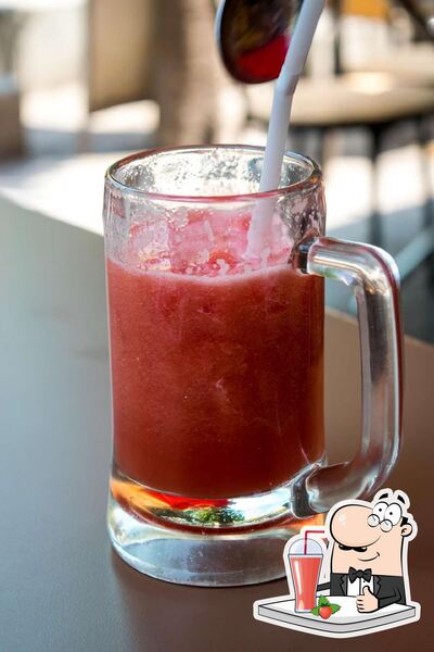 Enjoy a beverage at Juice Destination
