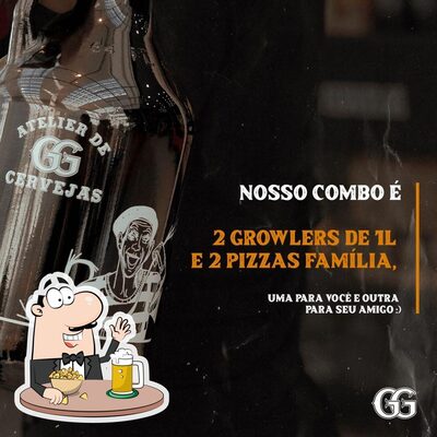 Peça uma tulipa de cerveja leve ou escura