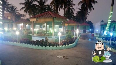 Enjoy the view at the outside area of Kaveri Fish Land