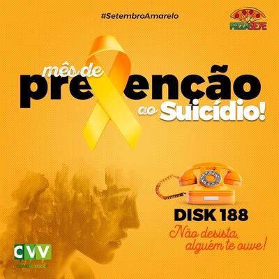 Aqui está a publicidade do Pizza Sete