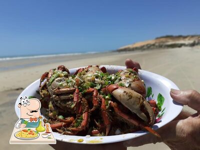 Comida em Barraca da dina