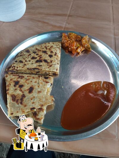 Food at Mahadev Dhaba