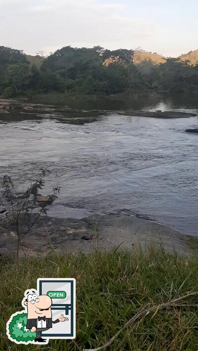 Você pode espairecer no na área externa do Fazenda Pesqueiro Barra do Oleo
