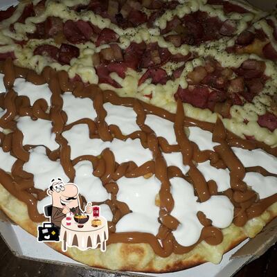 Comida em M&W pizzaria