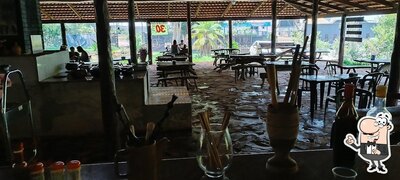 O interior do Restaurante Campestre
