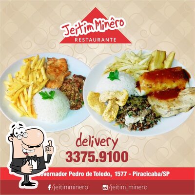 A publicidade apresenta informações sobre o Jeitim Minêro