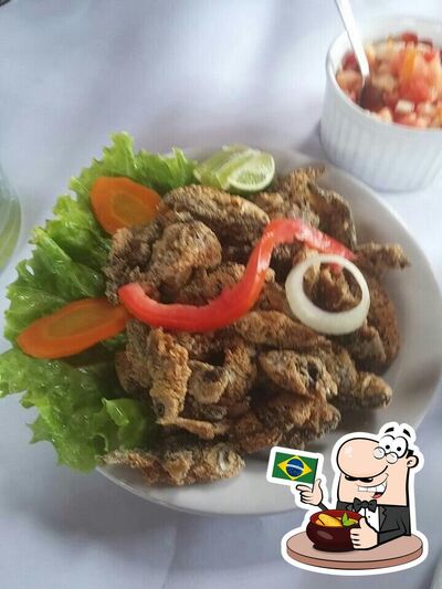 Comida em Pôr do Sol