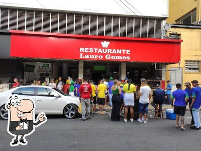 Você pode espairecer no exterior Restaurante Lauro Gomes
