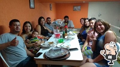 O interior do Pizzaria R. Tosim Mairiporã SP