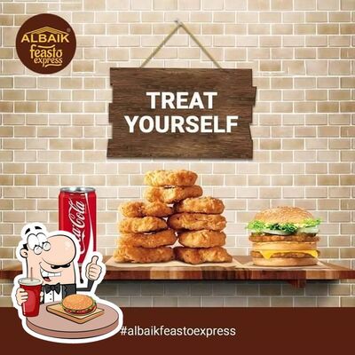 Albaik Vengara offers a range of options for burger lovers
