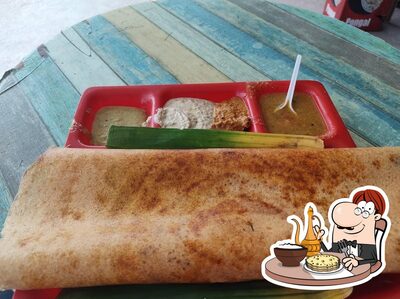 Food at Maa Ruchulu Hotel