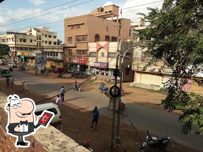 You can get some fresh air outside Manik Hindu Hotel
