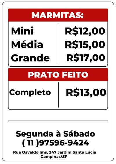 A representação visual da marca do Dani Restaurante Marmita Prato Feito Campinas-SP