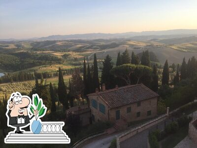 Goditi la vista dagli esterni di Ristorante la Rocca