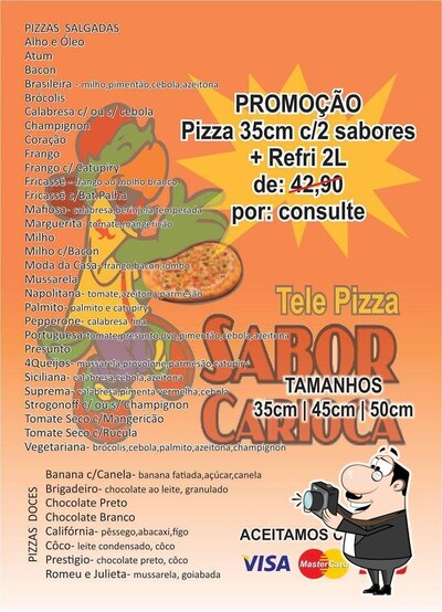 Veja as informações sobre o Sabor Carioca