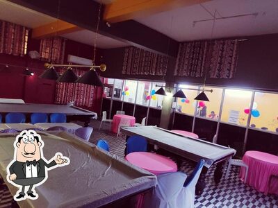 Take a seat at one of the tables at Snook Valley