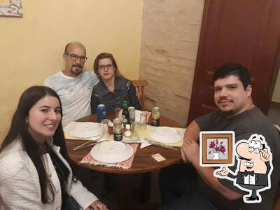 O interior do Pizzaria Beijo da Lua