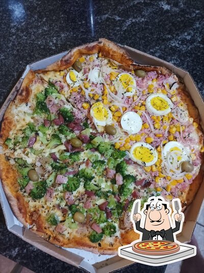 Escolha pizza no Red Peppers