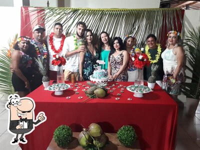 O interior do Espaço Gourmet Restaurante e Eventos