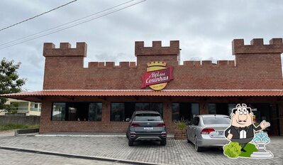 a área exterior é uma característica importante do O Rei das Coxinhas - Peroba