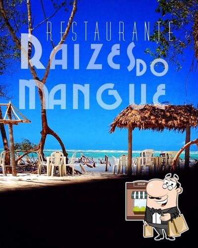 a parte exterior é uma característica importante do Barraca e restaurante Raizes do Mangue Gurihú CE