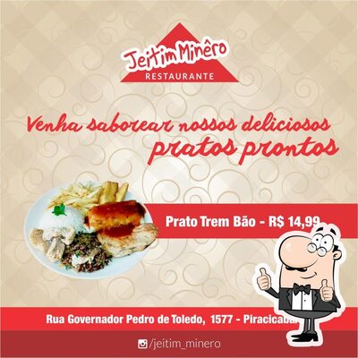 A publicidade mostra informações sobre o Jeitim Minêro