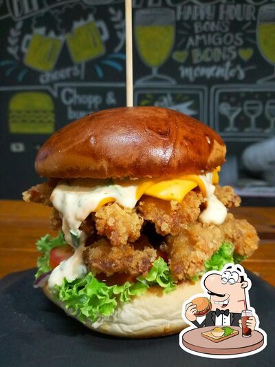 Burger do Kbça serve uma gama de opções para os amantes dos hambúrgueres