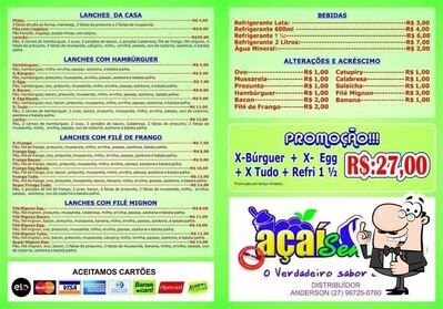 A publicidade apresenta informações sobre o Lanche Expresso