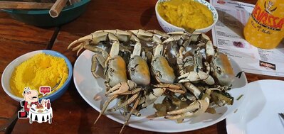 Os visitantes do Restaurante Do Barrozo podem pedir diversos itens de frutos do mar