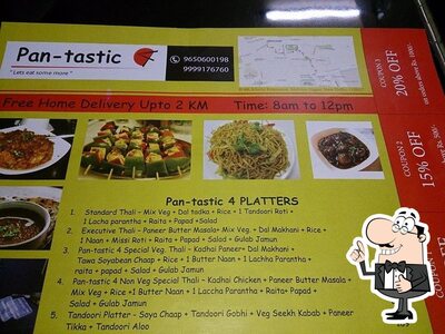 The advertisement displays information about Pan-Tastic 4