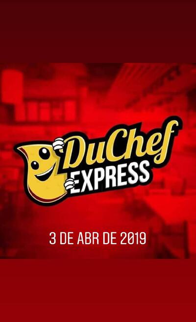 A publicidade mostra informações sobre o Ducheexpeess