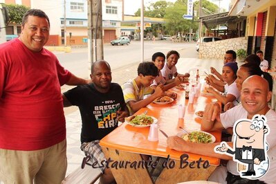 O interior do Restaurante do Beto Rio Pomba MG