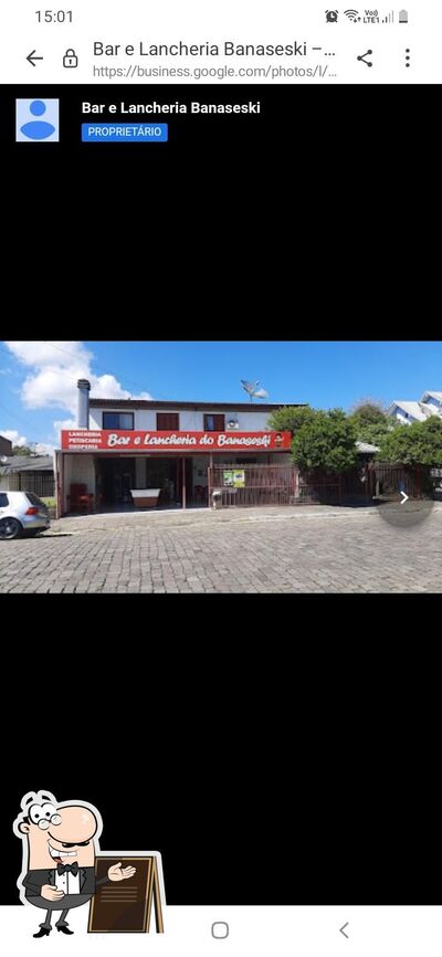 a parte exterior é uma característica importante do Bar e Lancheria Banaseski